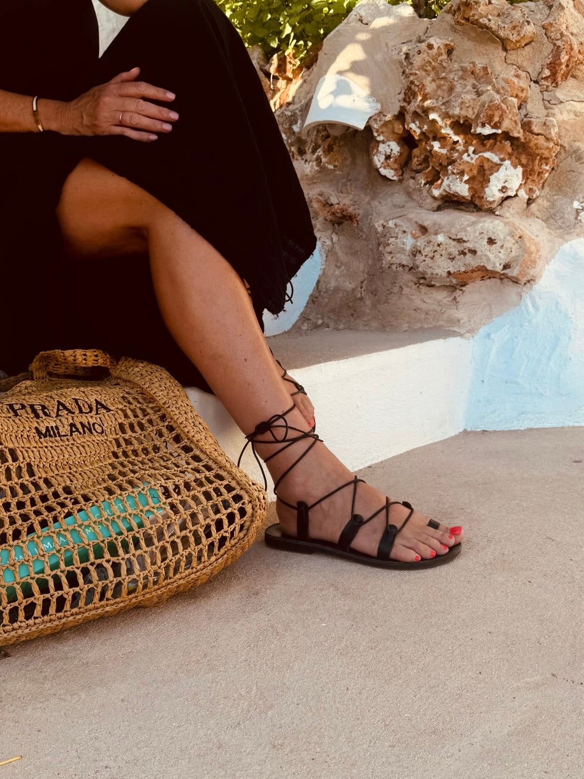 Gladiator Sandals - Black