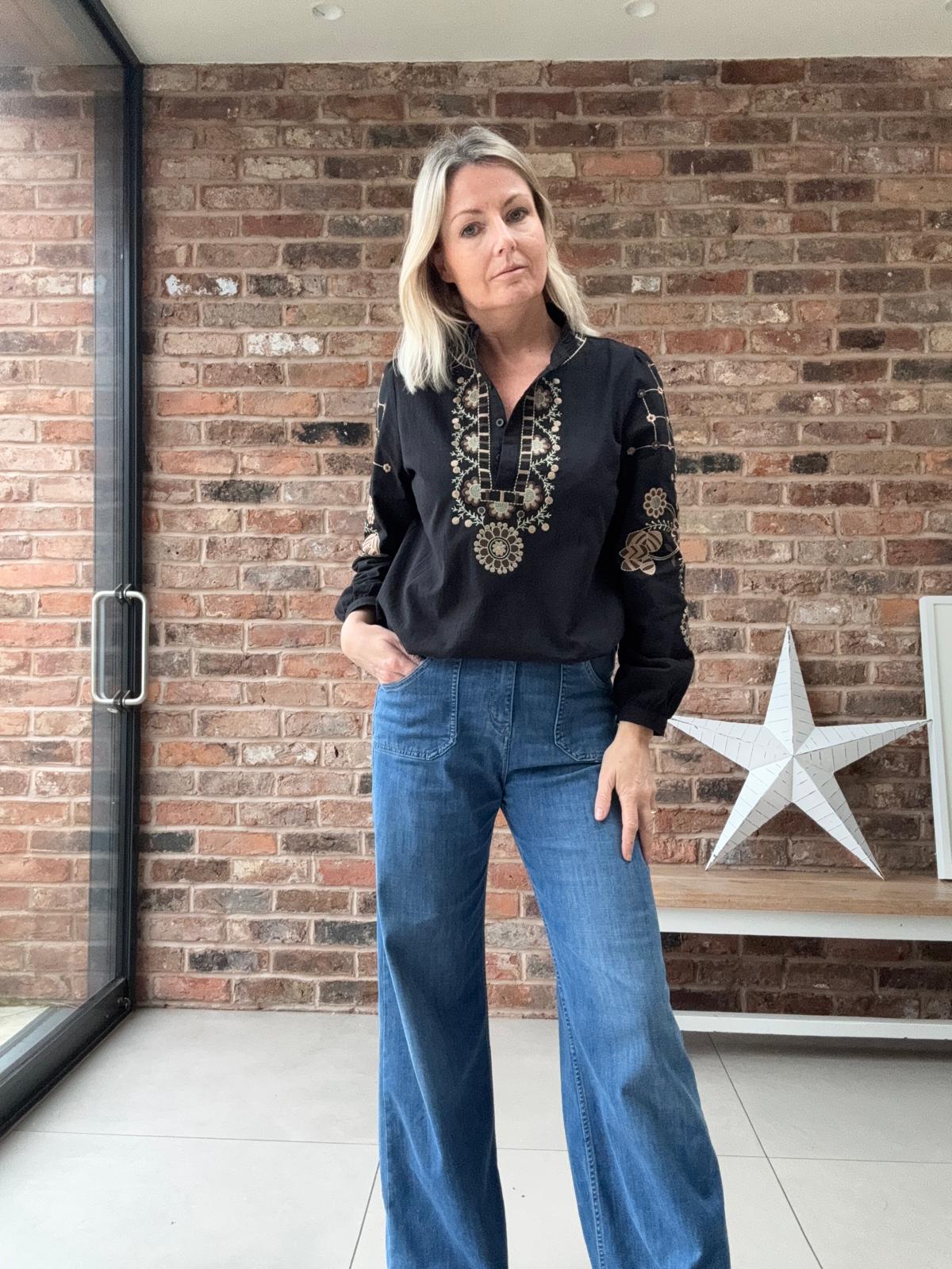 NEW Boho Blouse - Black