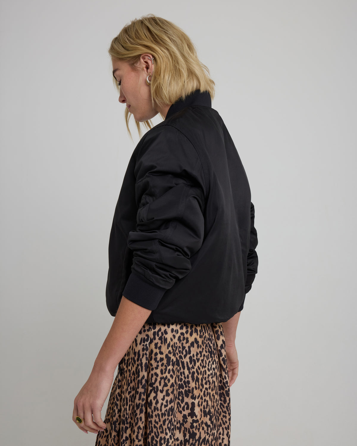 Black Bomber Jacket
