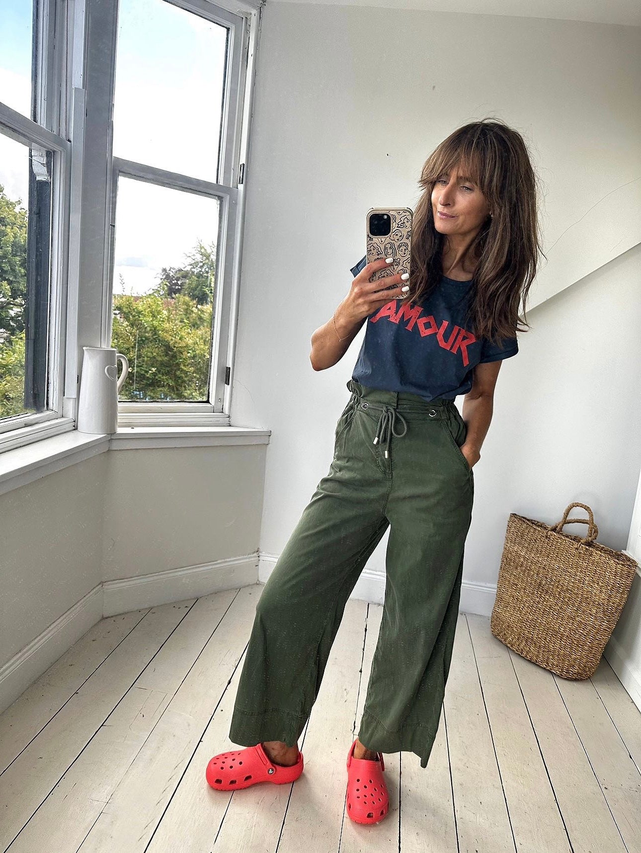 Amour Tee - Petrol Blue - Regular Fit