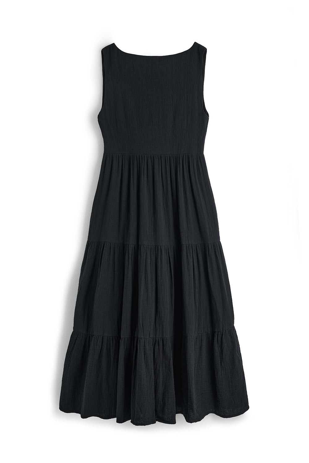 Cheesecloth Dress - Black