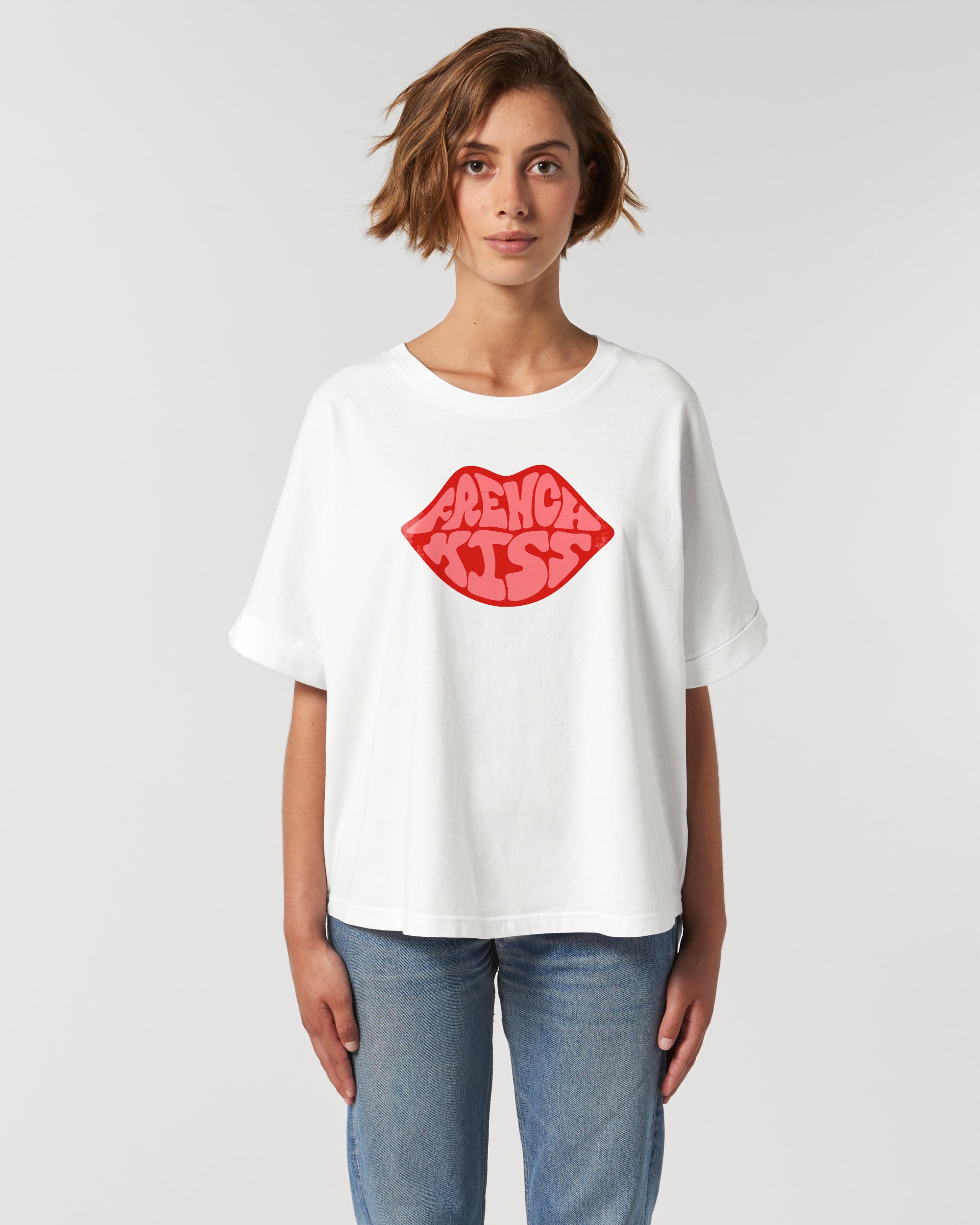 ❤️ French Kiss Tee - Boxy Fit