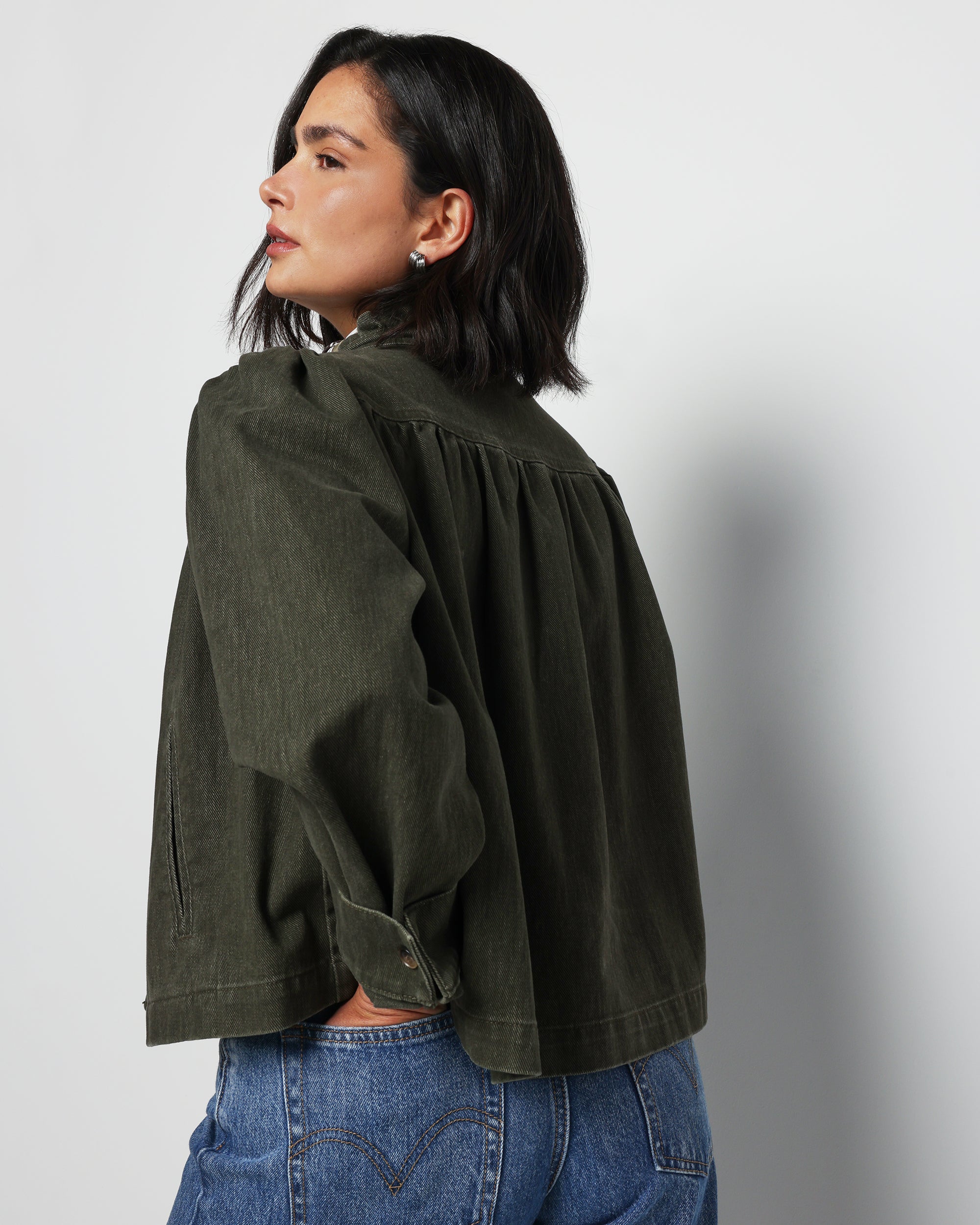 NEW Maggie Swing Jacket - Khaki