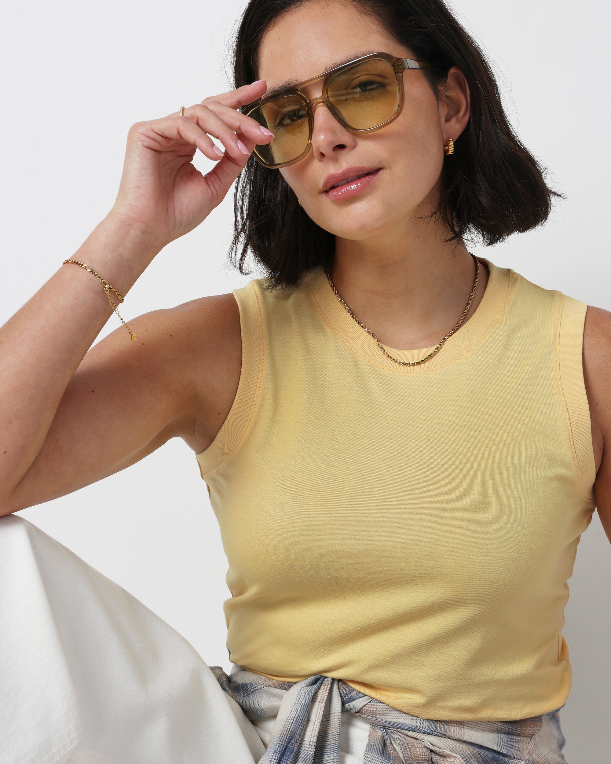 Crew Tank - Butter Yellow