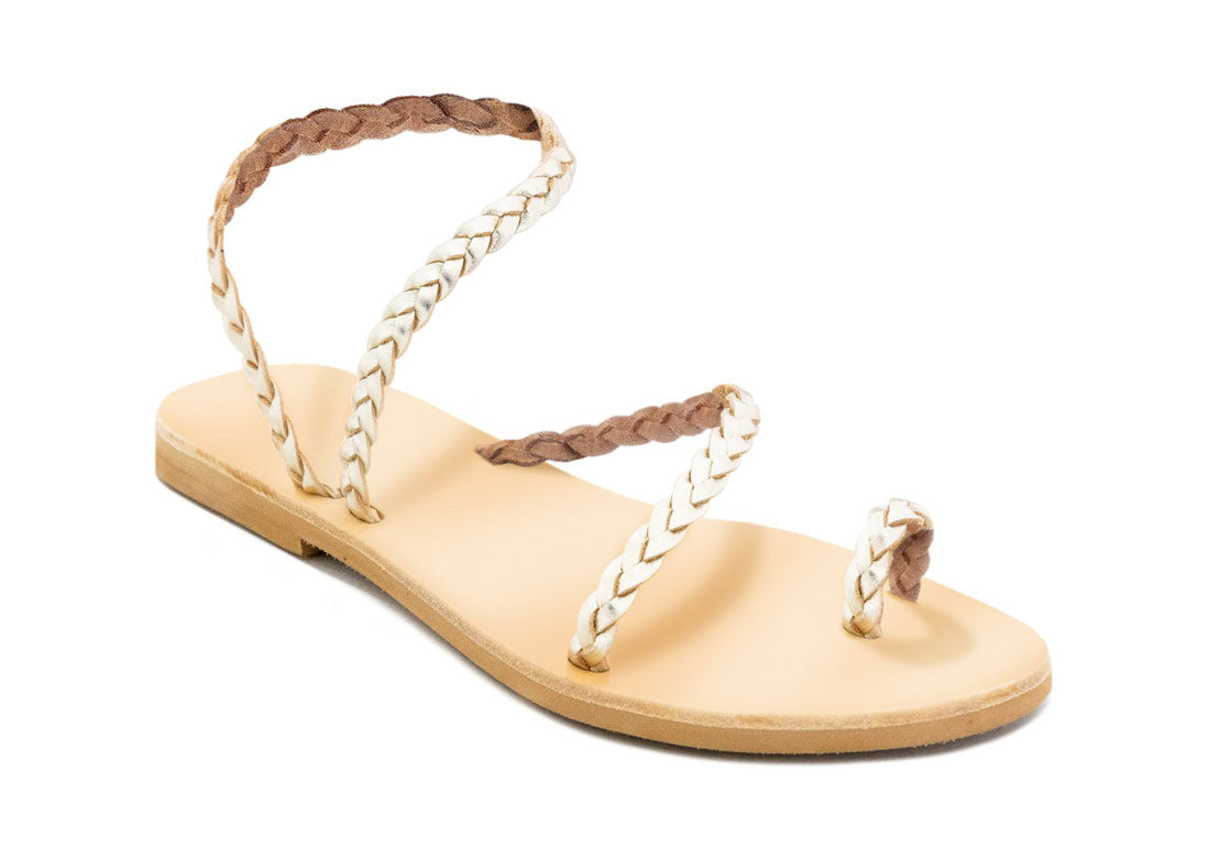 Plaited Sandals - Gold