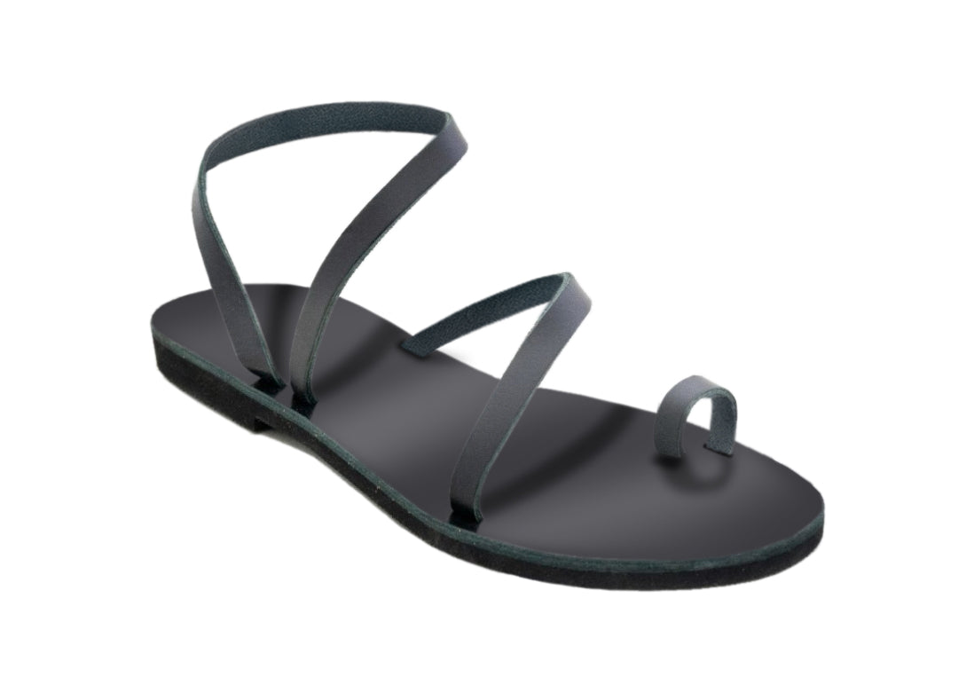 Santorini Sandals Black - Main Image