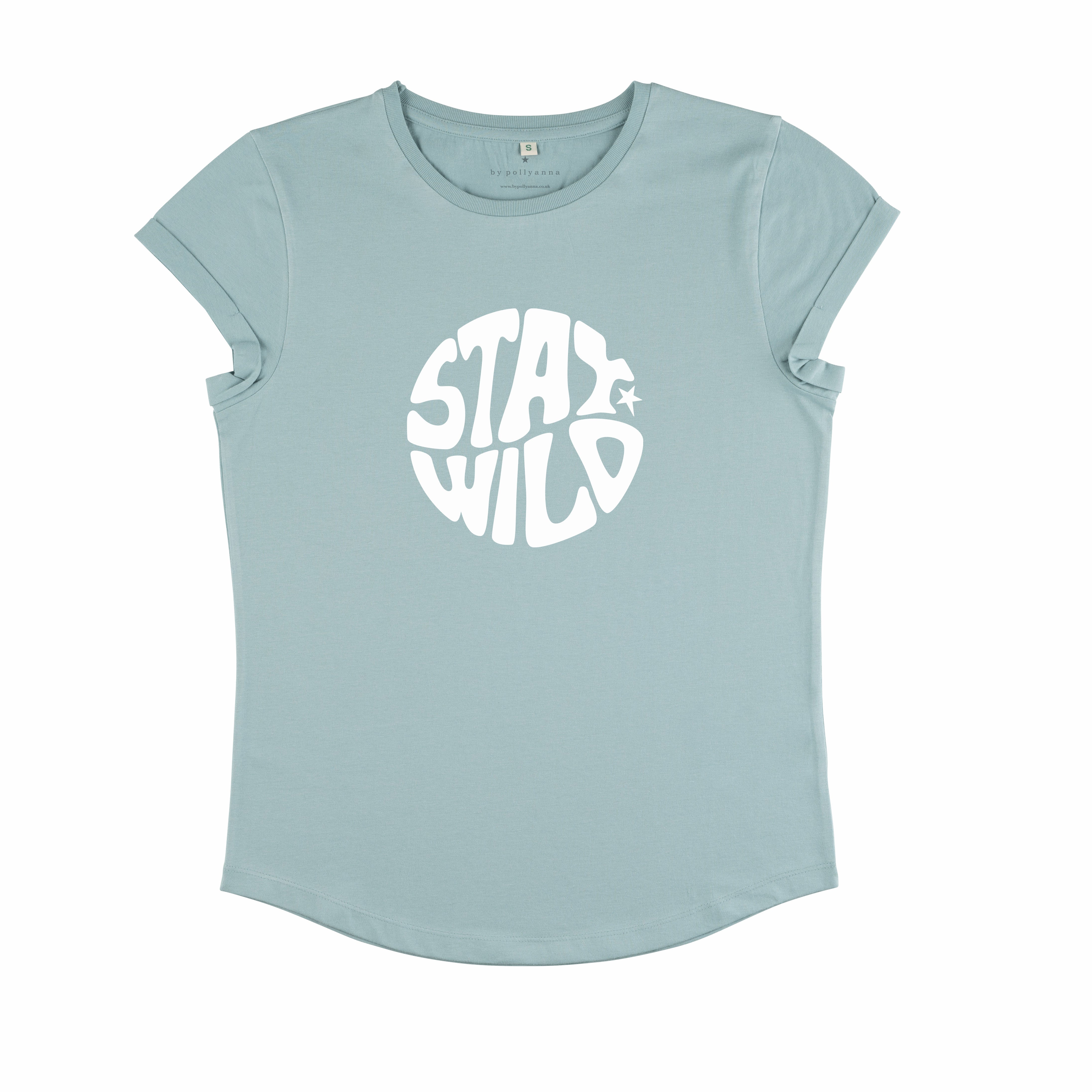 Slate Green Stay Wild Tee - REGULAR FIT