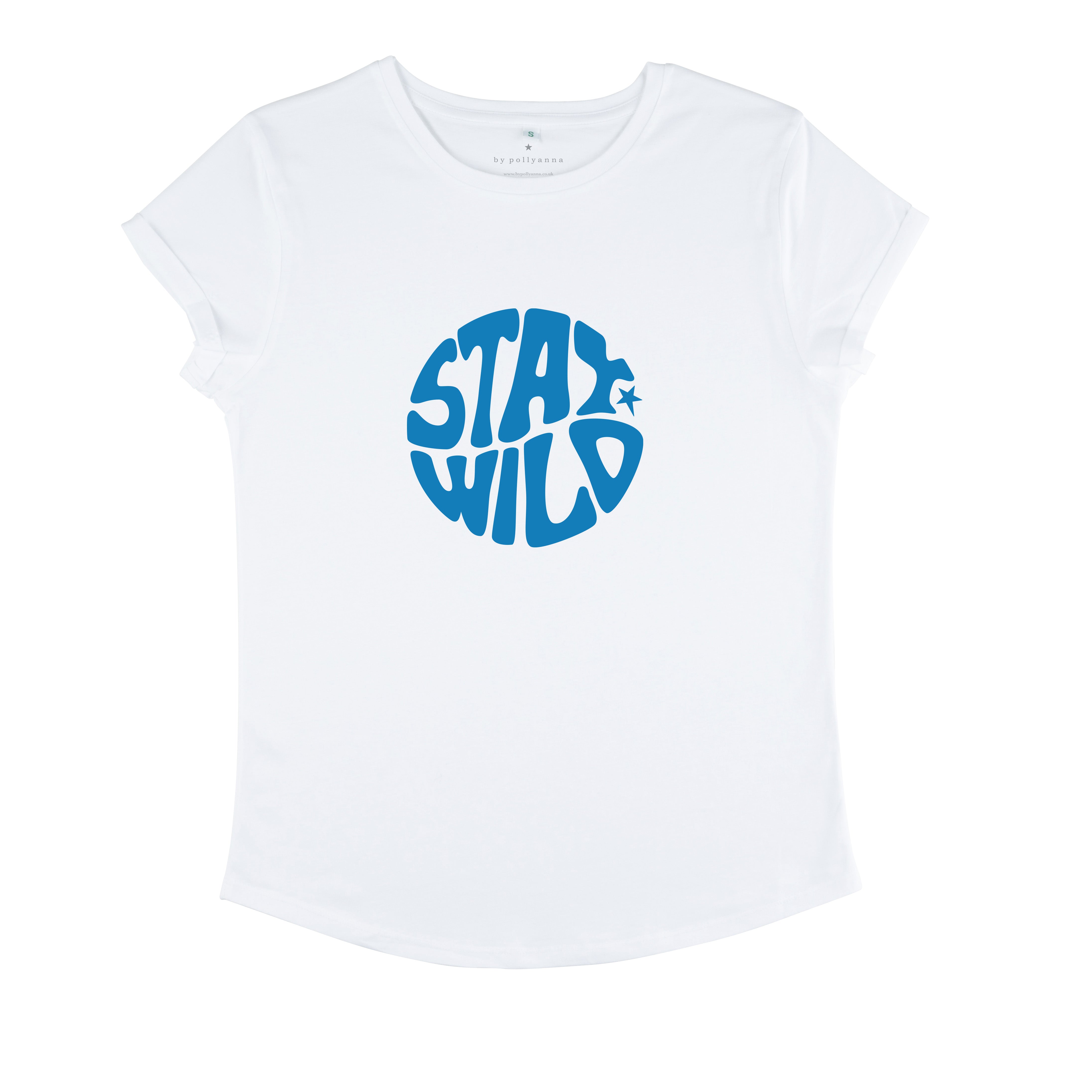 White Stay Wild Tee