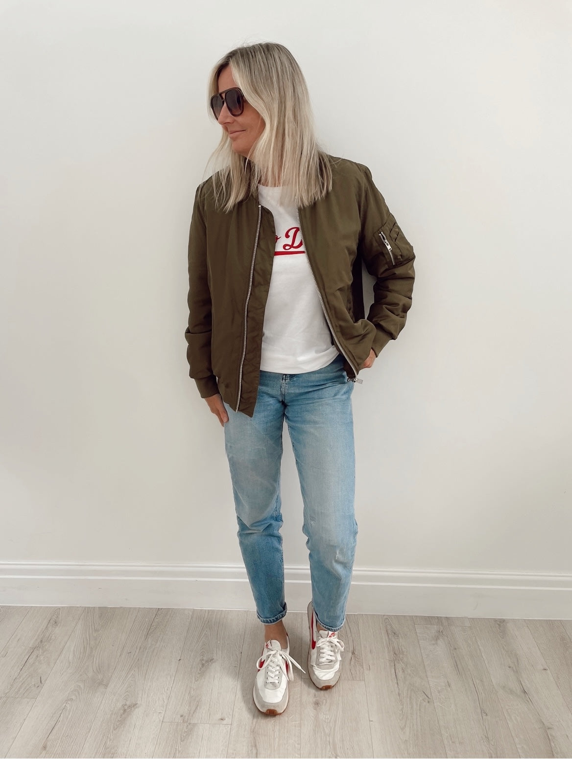 Khaki Bomber Jacket