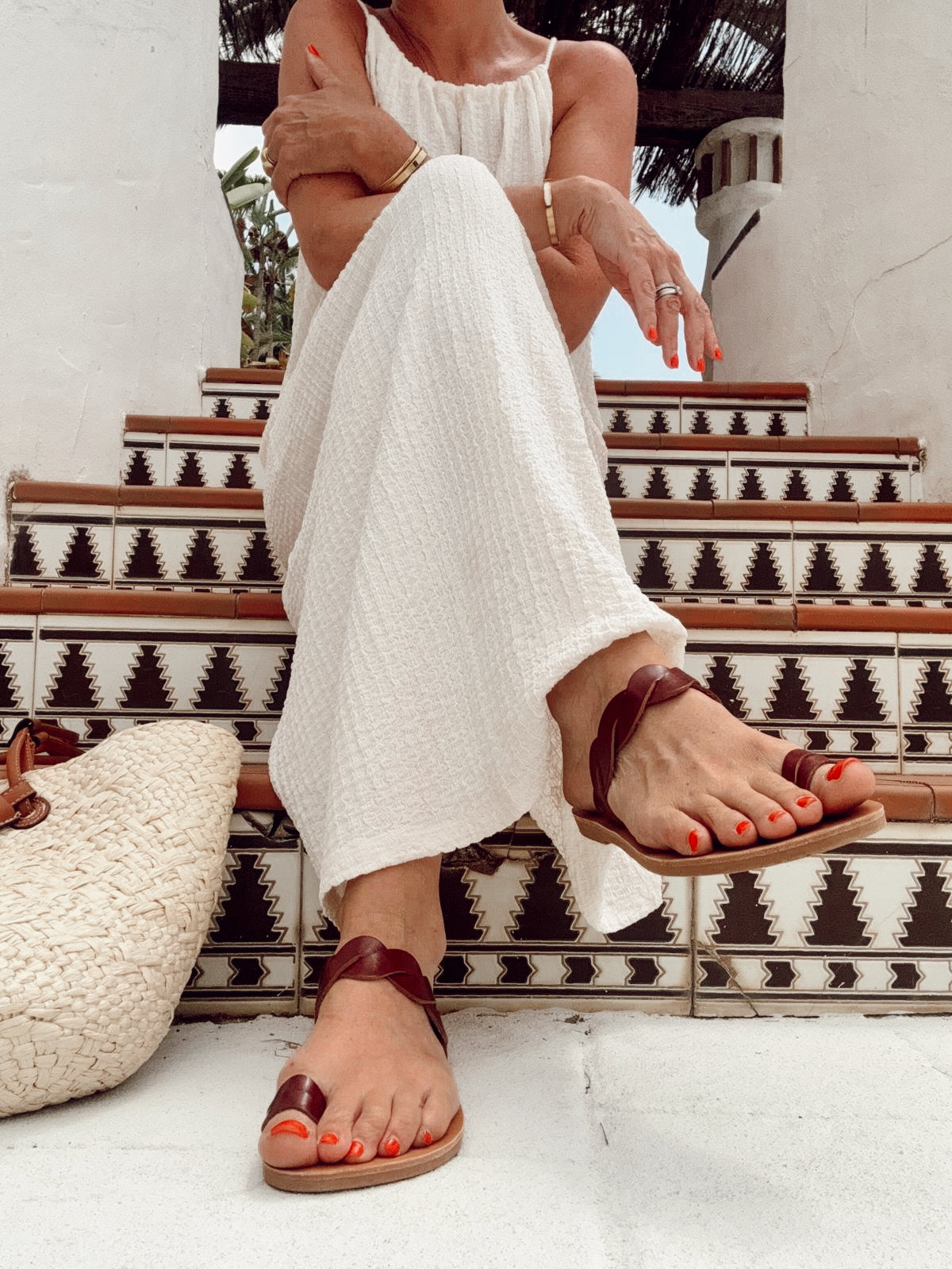PAROS Sandals - Tan
