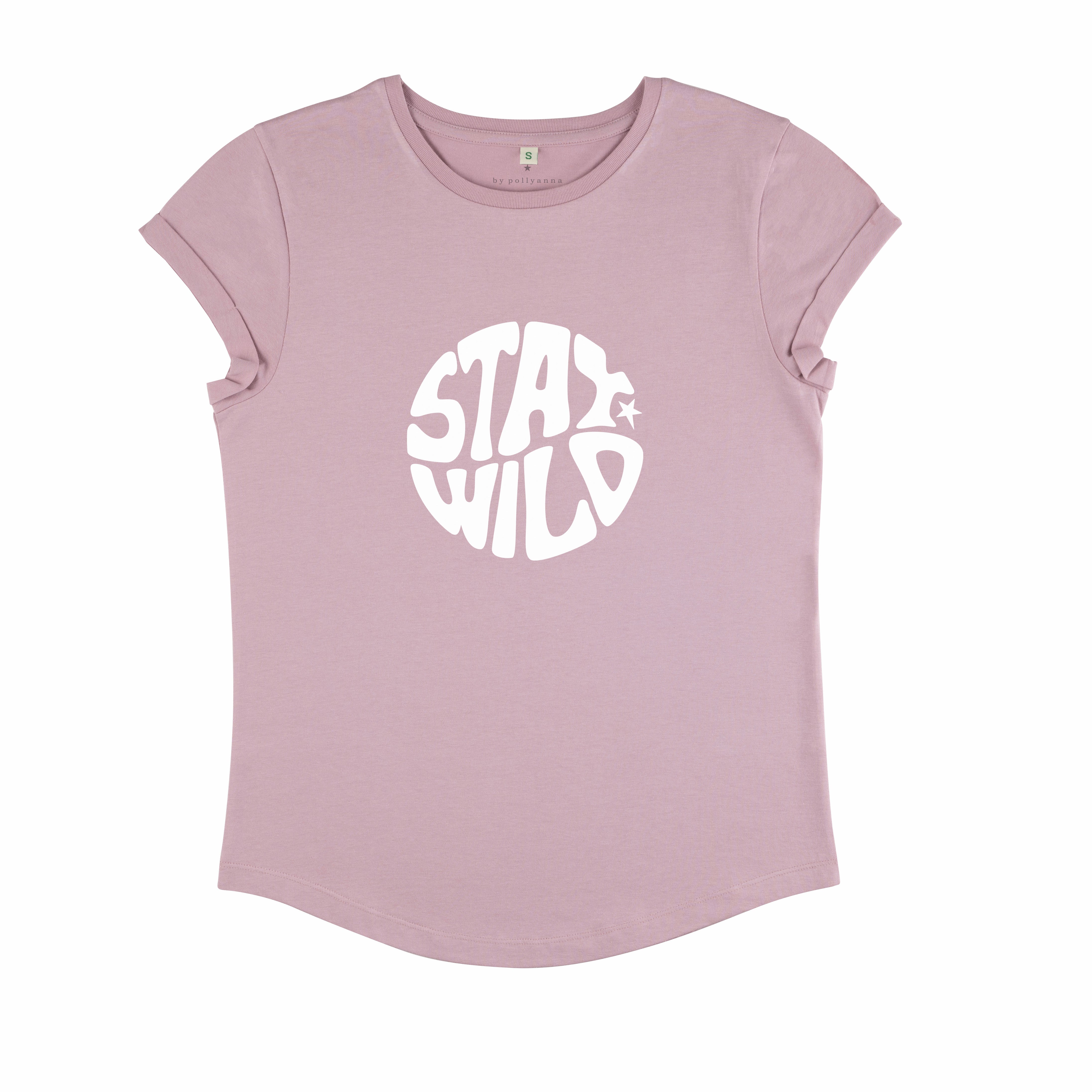 Dusk Pink Stay Wild Tee - REGULAR FIT