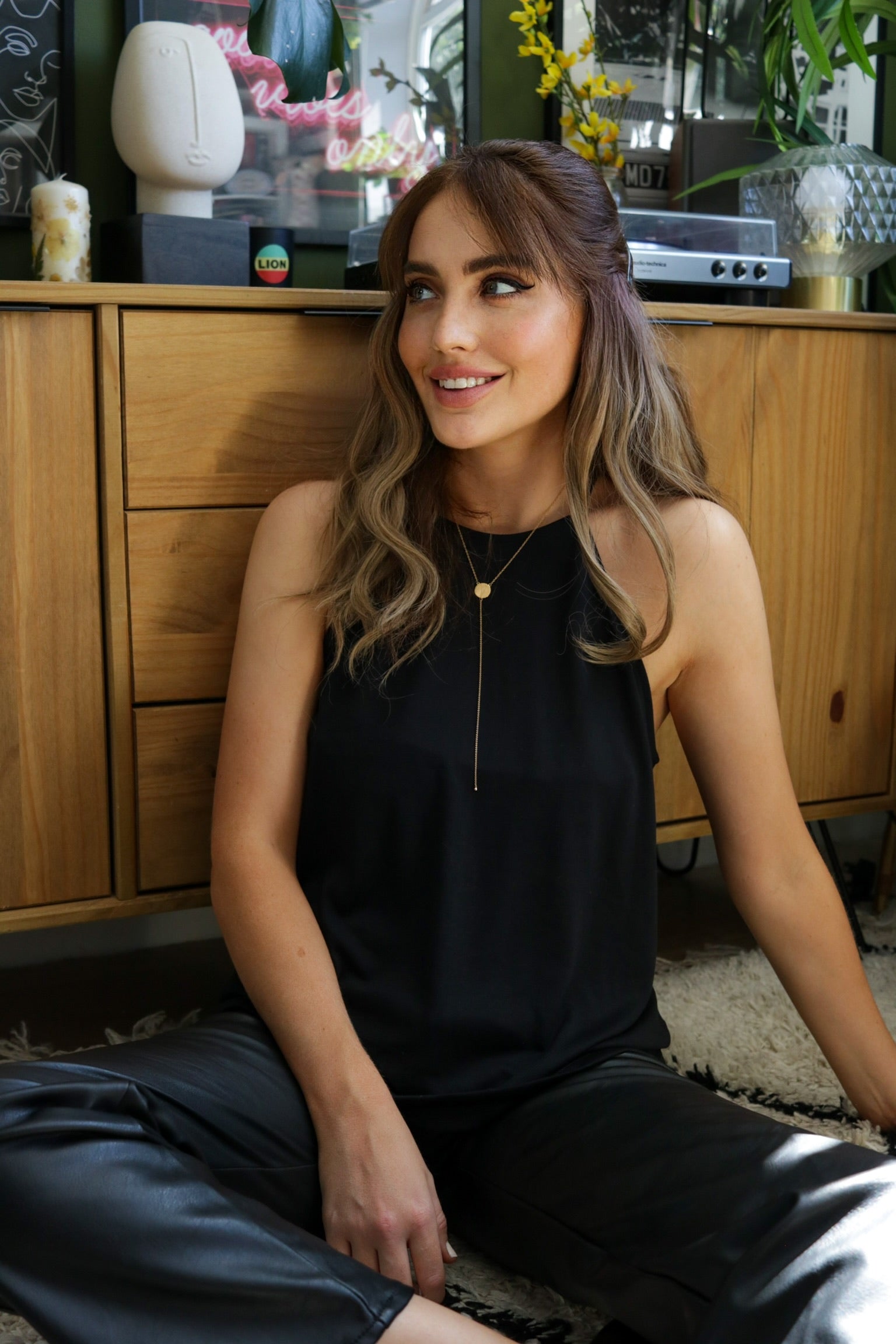 Ibiza Tank Vest - Black