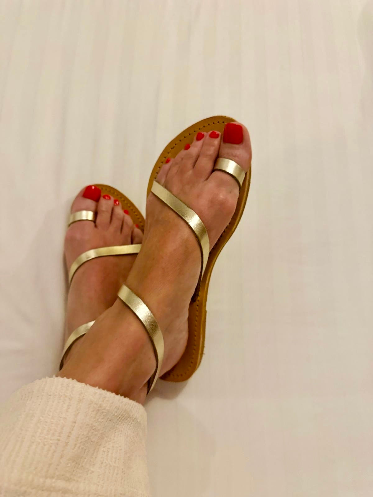 Santorini Sandals - Gold - PRE ORDER