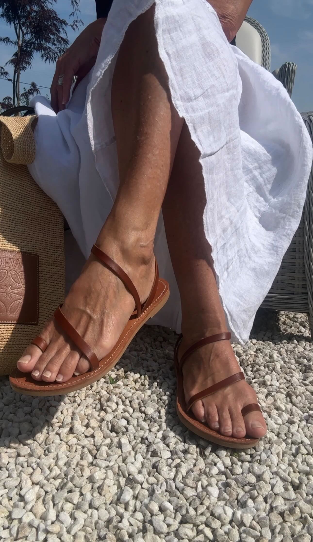 Santorini Sandals - Tan