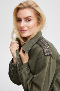 Khaki Denim Jacket