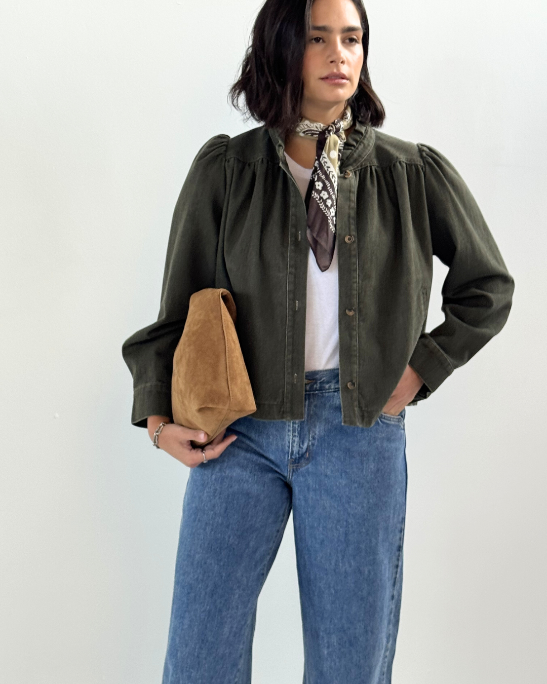 NEW Maggie Swing Jacket - Khaki
