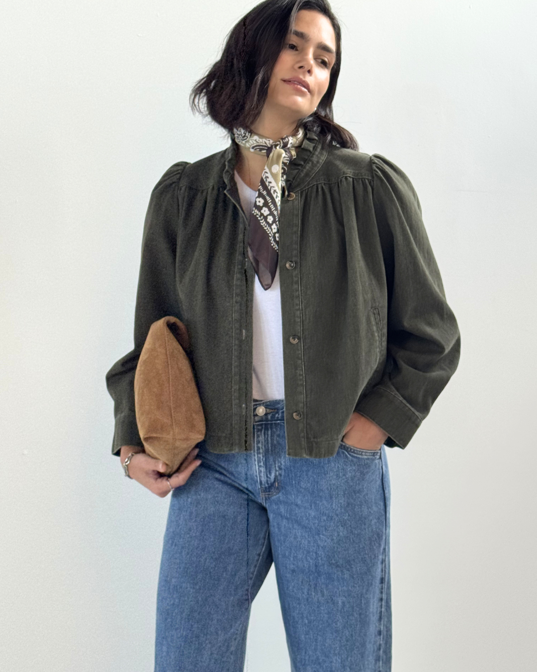 NEW Maggie Swing Jacket - Khaki