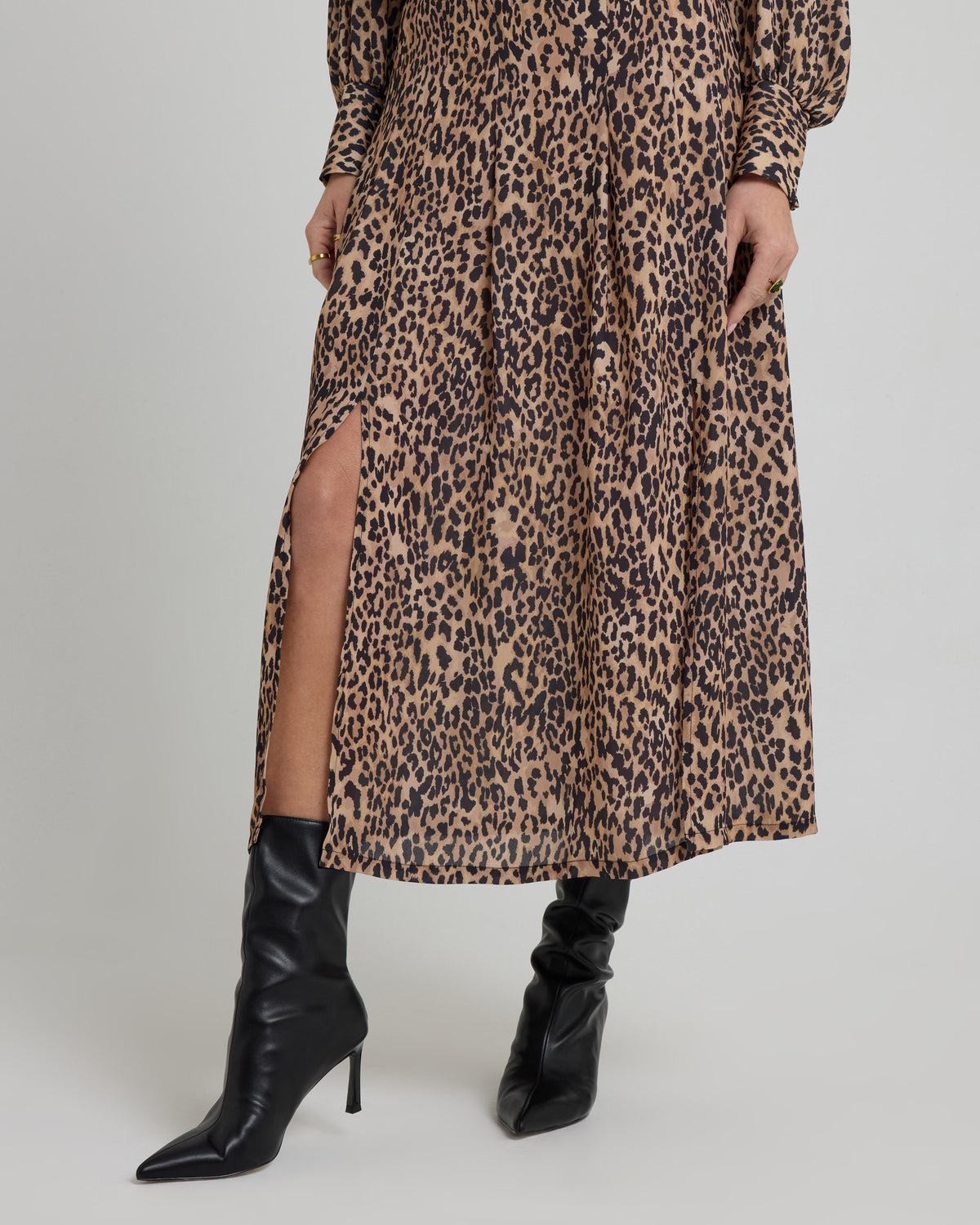 LUCY SKIRT - Leopard