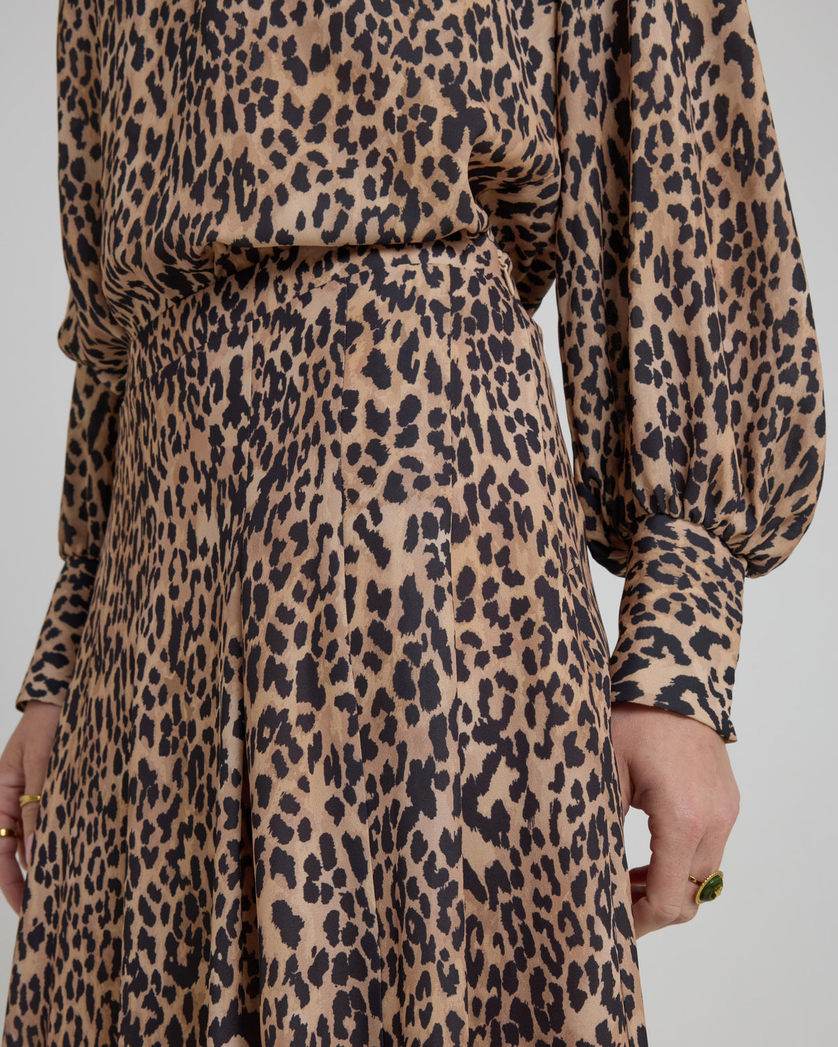 LUCY SKIRT - Leopard