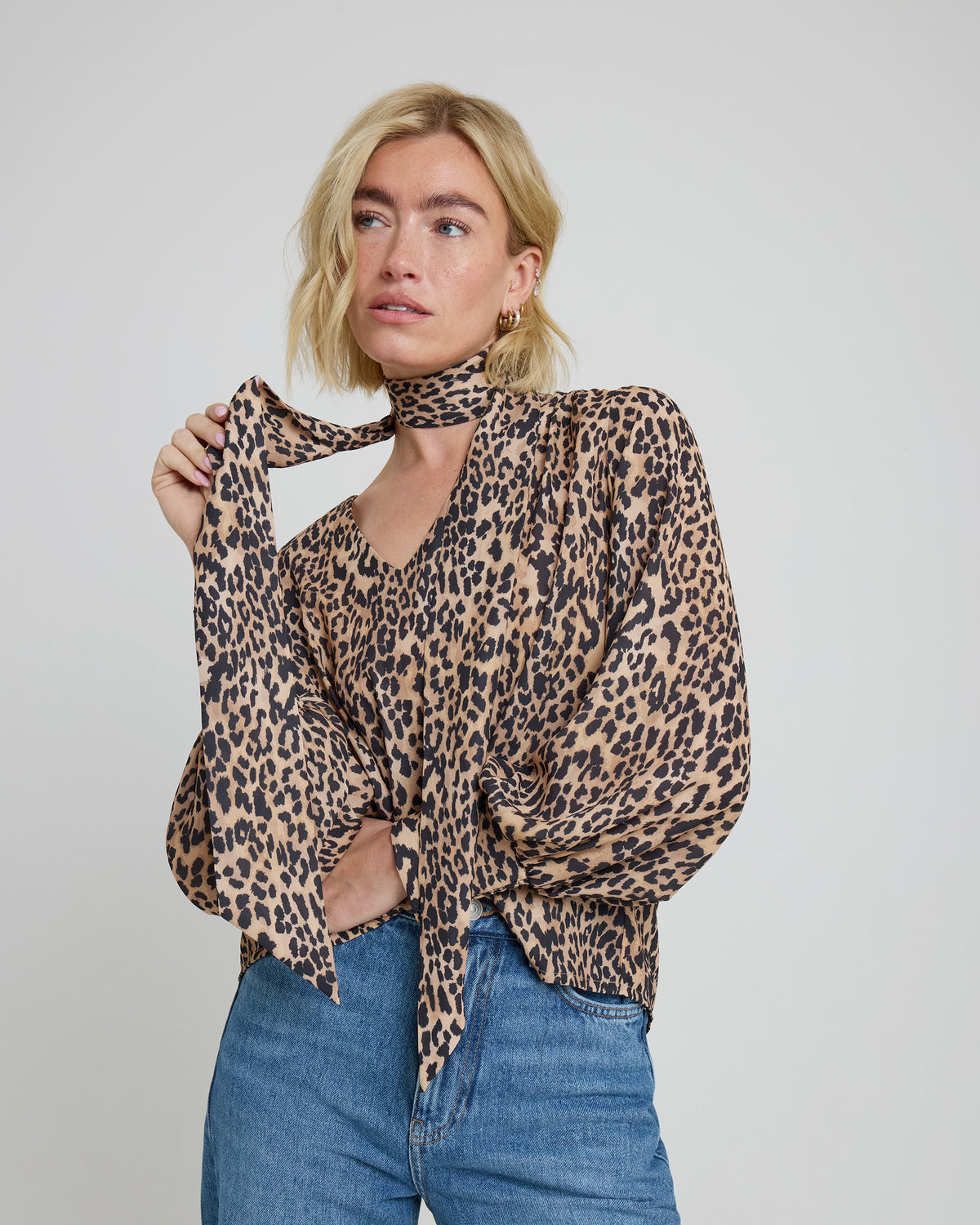 GRACE Blouse - Leopard