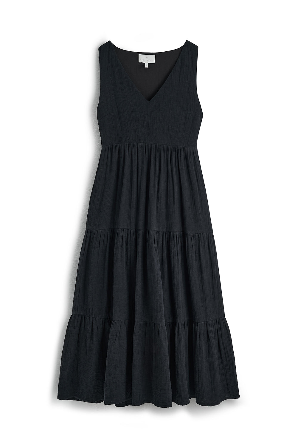 Cheesecloth Dress - Black