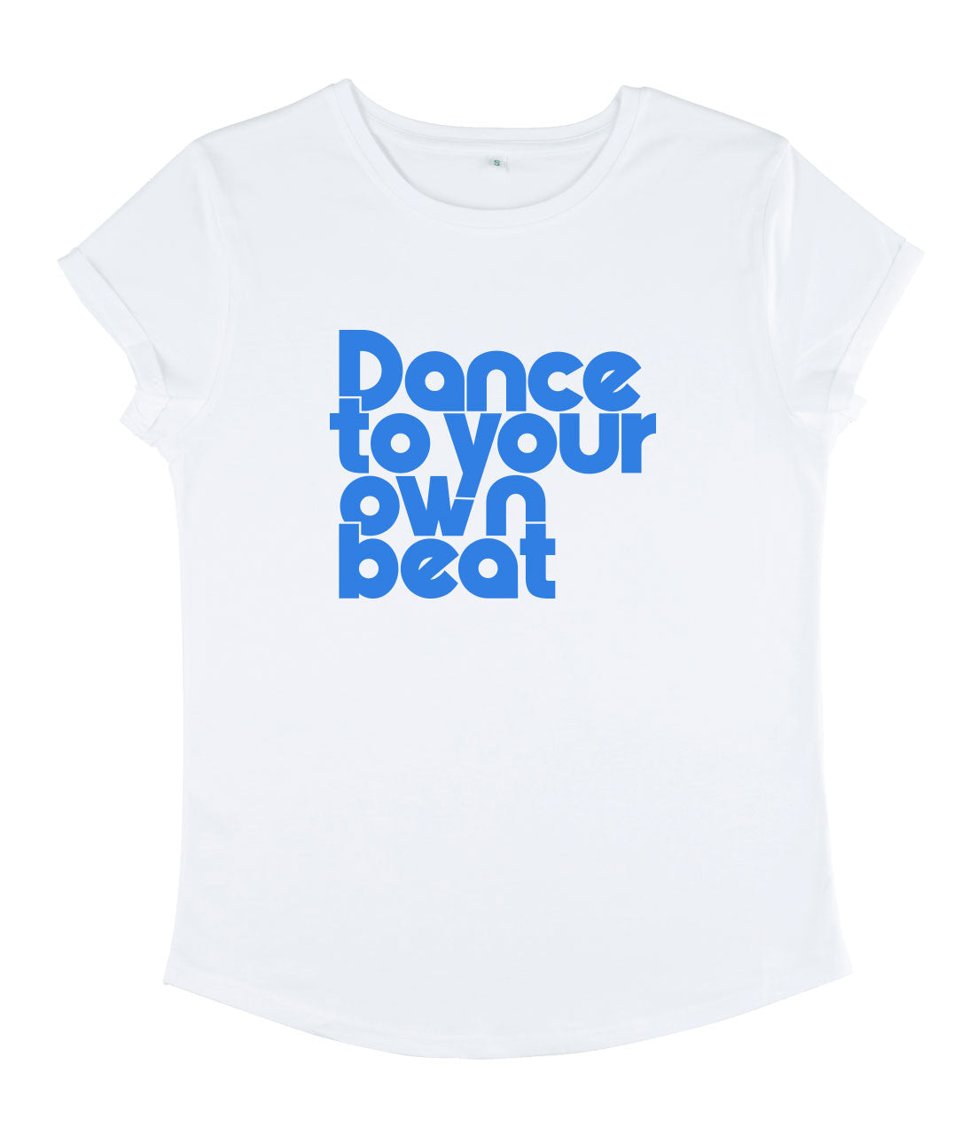 White Dance To Your Own Beat Tee - Regular Fit