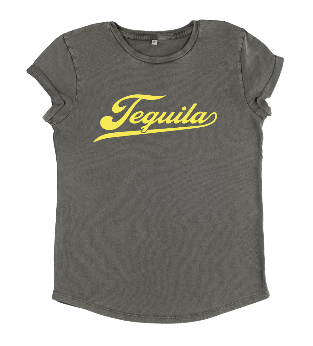 Tequila Tee - Stone Wash Grey - Regular Fit