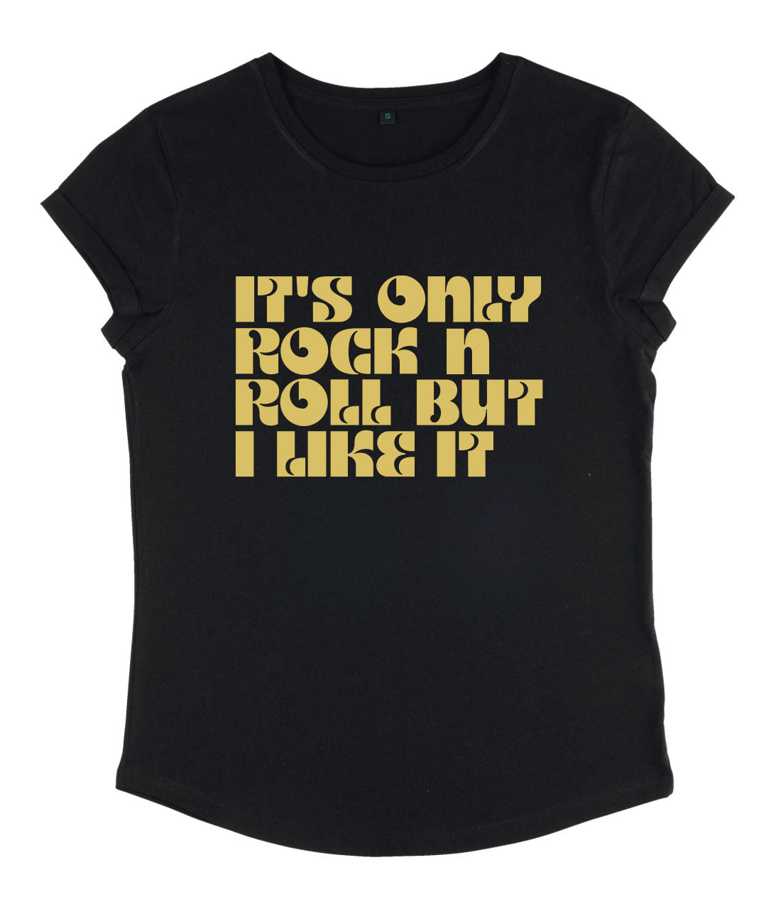 Rock N Roll Tee - Black/Gold - Regular Fit