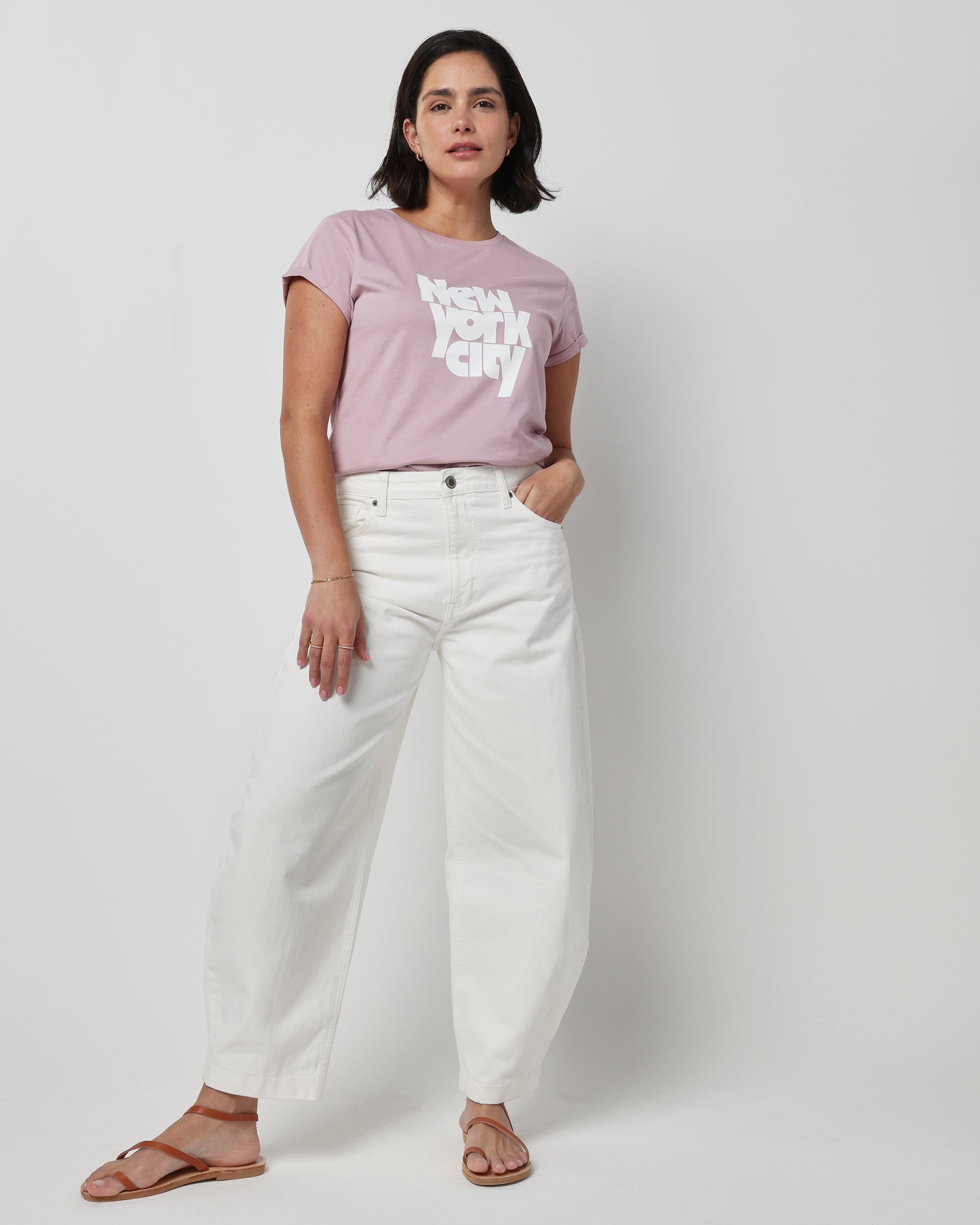 New York City Tee - Dusk Pink