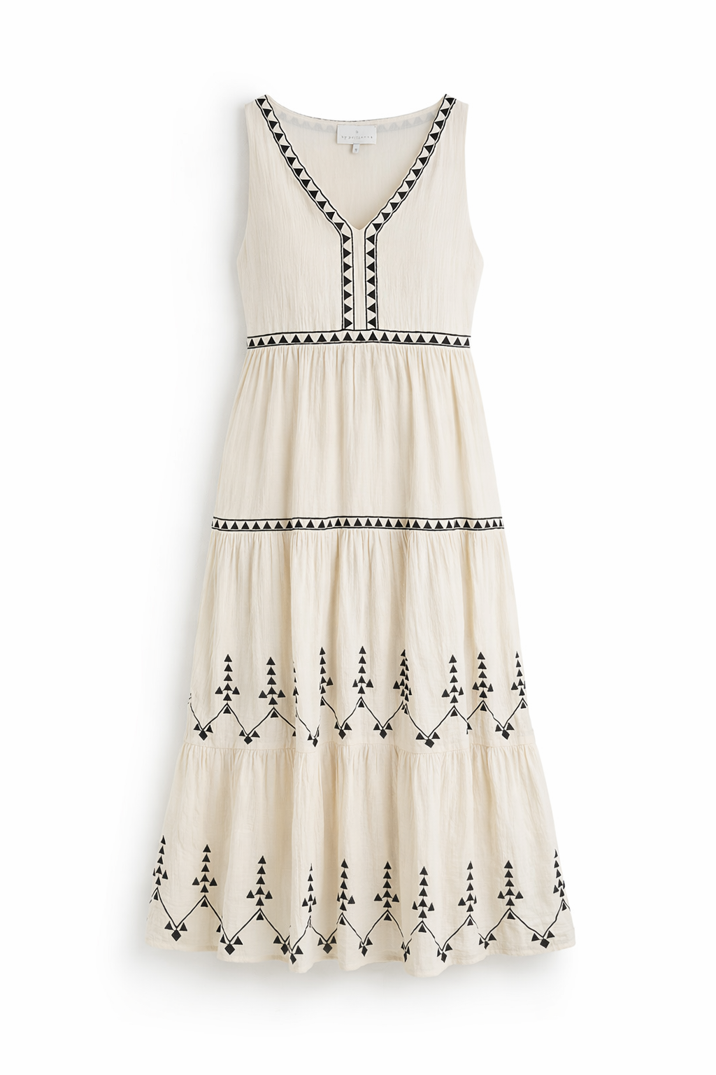 Embroidered Cheesecloth Dress Embroidered Cheesecloth Dress