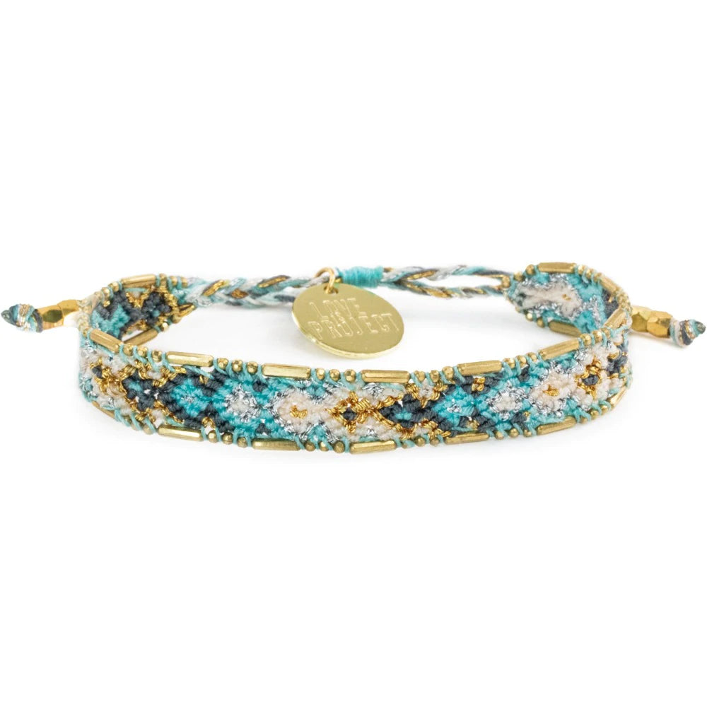 Bali Friendship Bracelet - Ocean blues