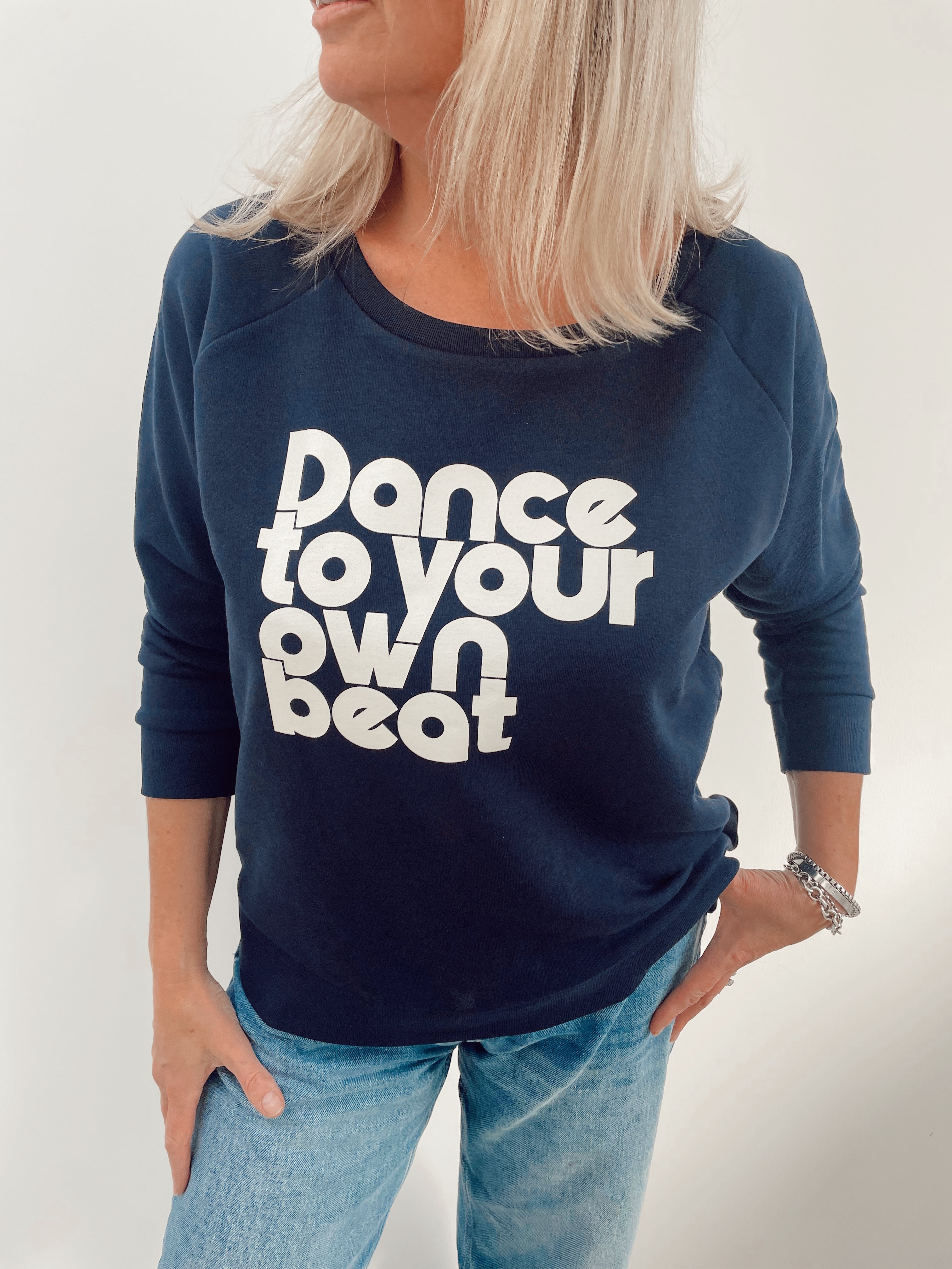 Dance To Your Own Beat Sweatshirt - Navy