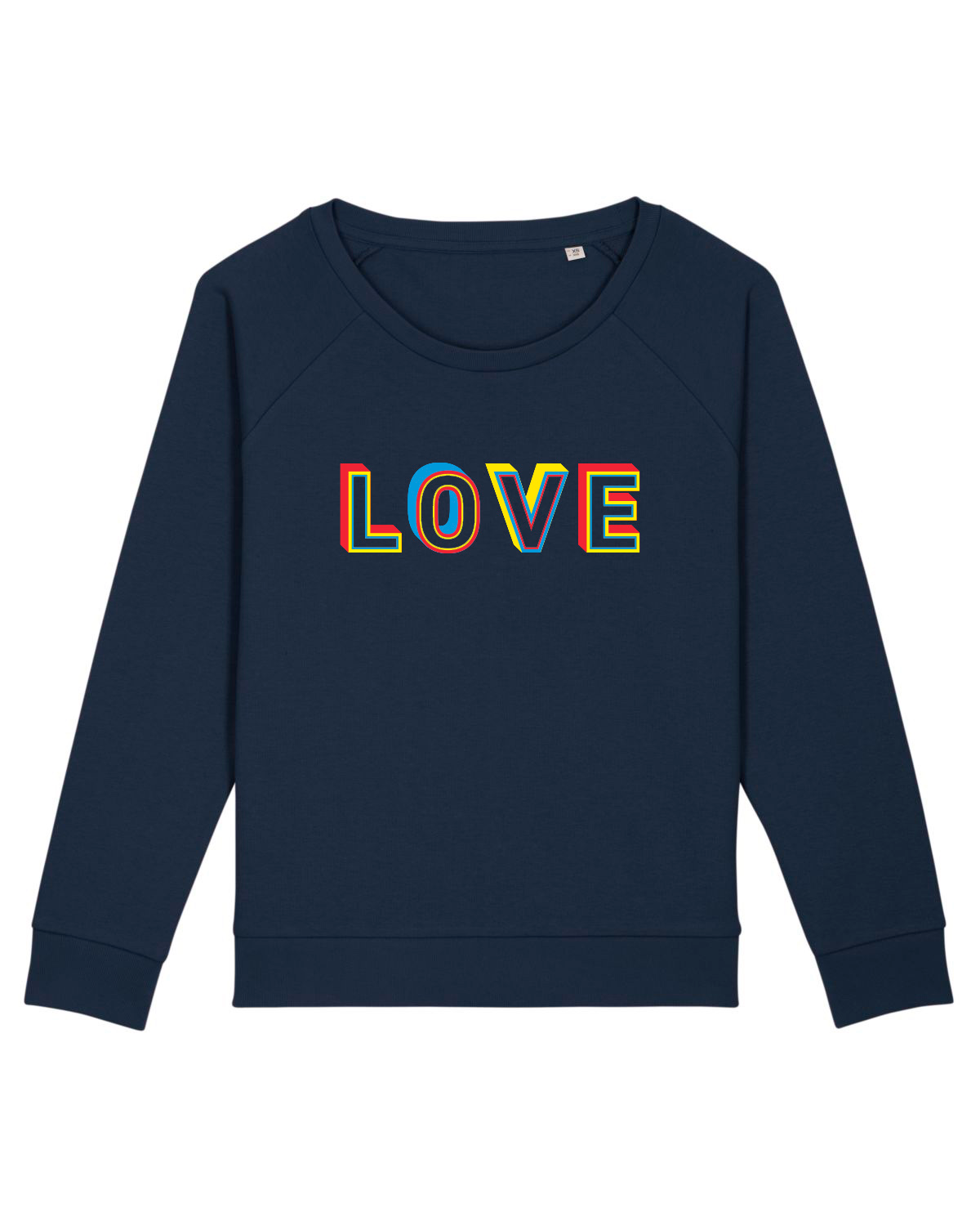 NEW Navy LOVE Sweatshirt - Relaxed Fit - MADE TO ORDER