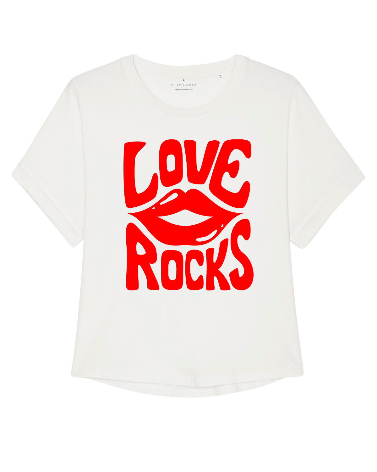 I Love Rocks Button Up ️ Love Rocks Tee - Boxy Fit