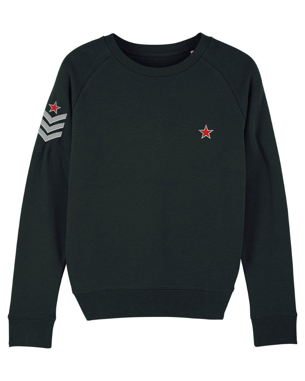 Black Military Sweatshirt - MADE TO ORDER
