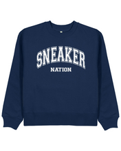 Load image into Gallery viewer, Navy Sneakers Sweatshirt